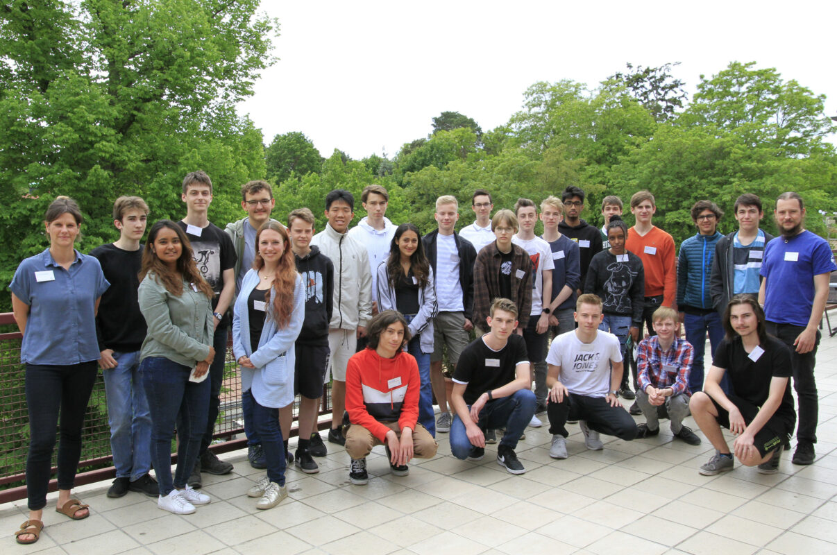 A group of Masterclass students outside